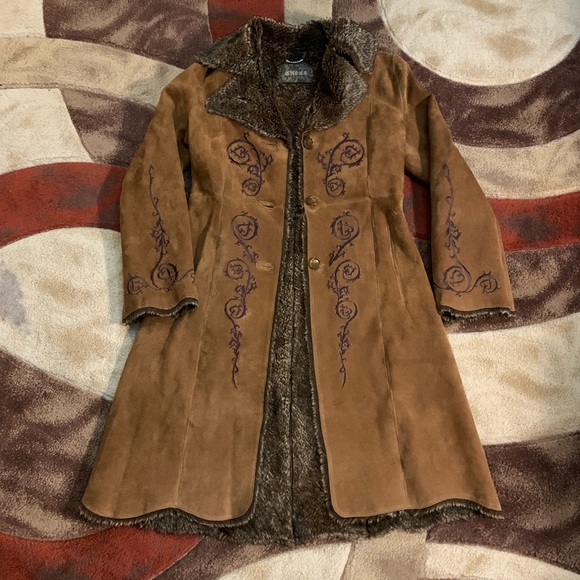 Guess Jackets & Blazers - Guess leather trench coat